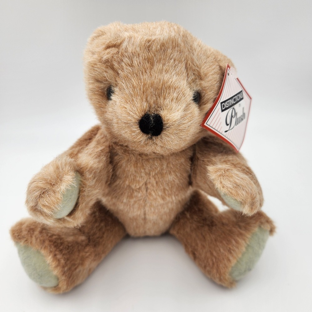 Distinctions in Plush‎ Brown Teddy Bear Wangs International NWT Jointed